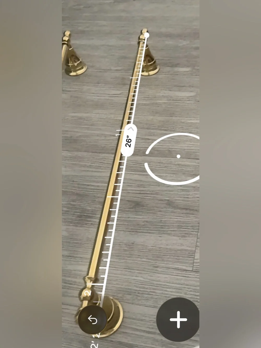 Pottery Barn Polished Brass Towel Bars - Gold Tone Pair